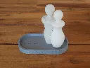 Japandi-koppel-man-fuzzy-vrouw-fuzzy-met-fuzzy-ovaal-schaaltje.webp