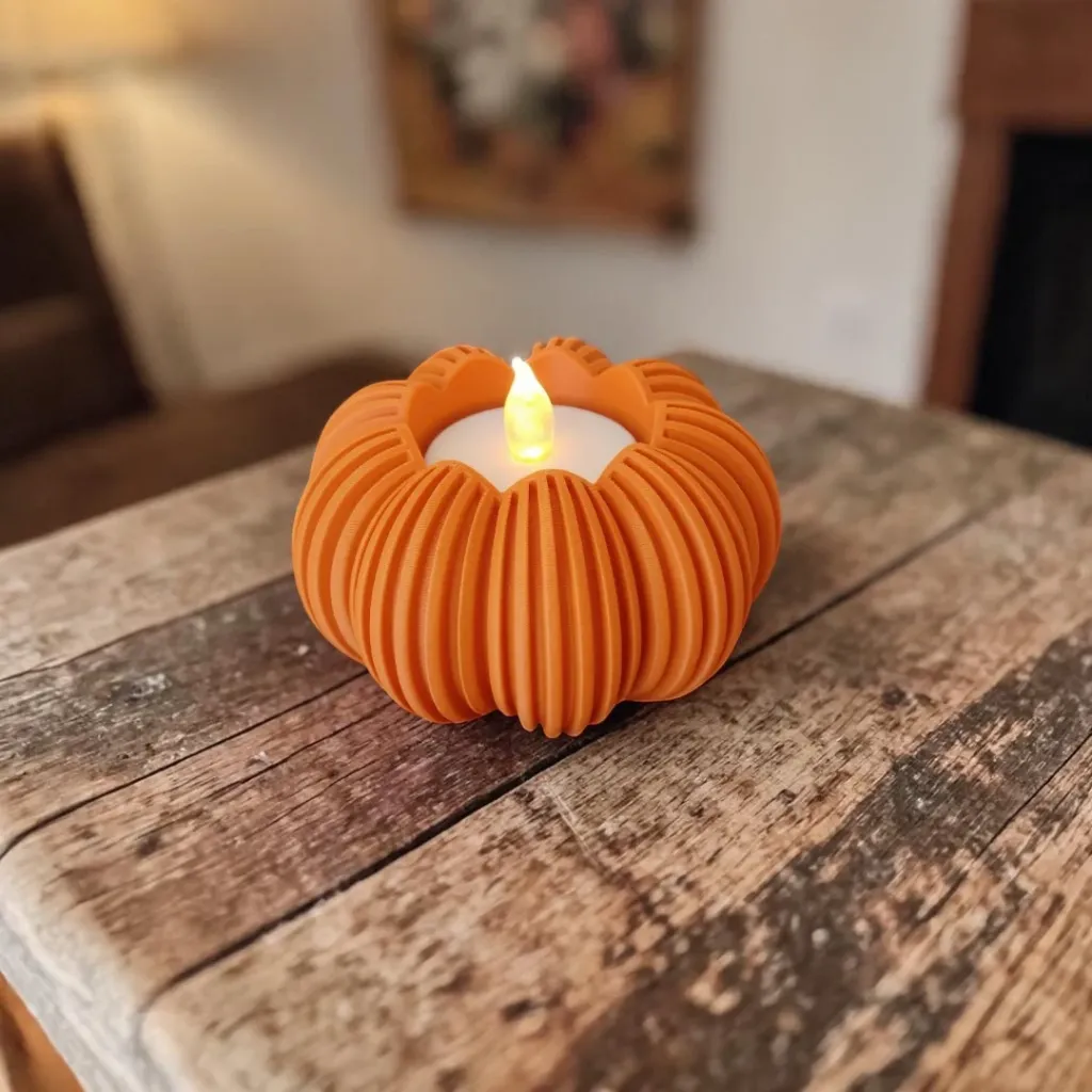 Pompoen theelichthouder