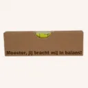 Waterpas met flesopener