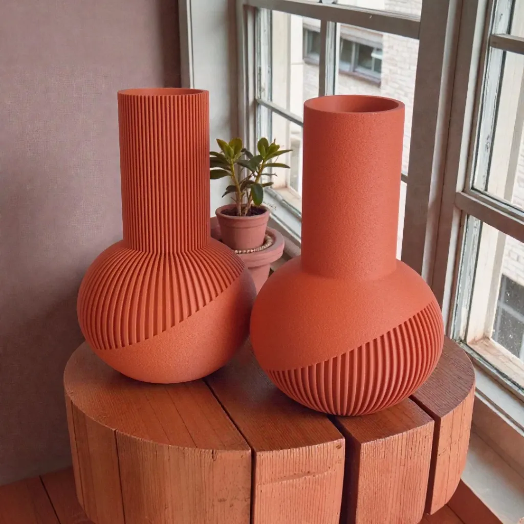 [0] Tama vaas (Bovenaan geribbleld, Productfoto's)