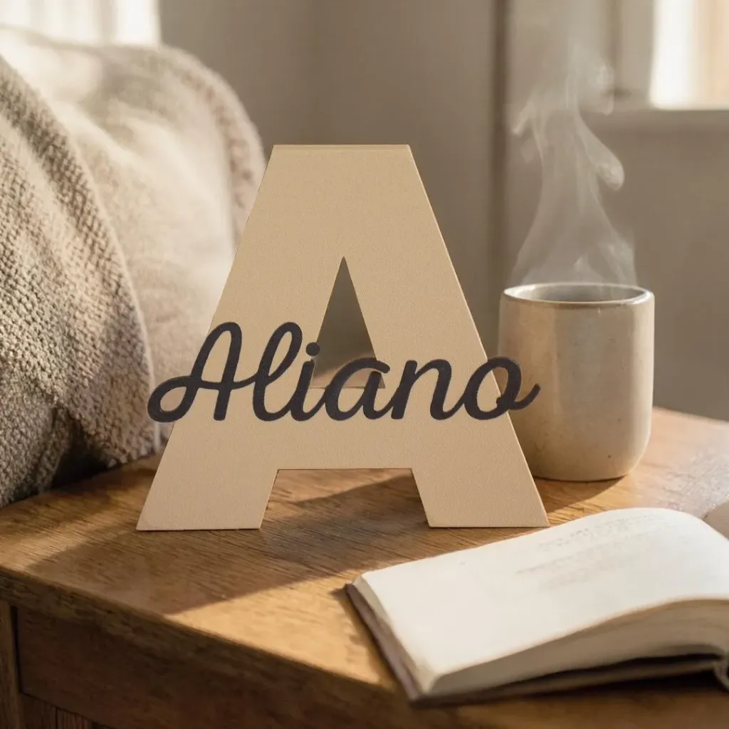 Letter met naam (Letter met naam, Productfoto's)