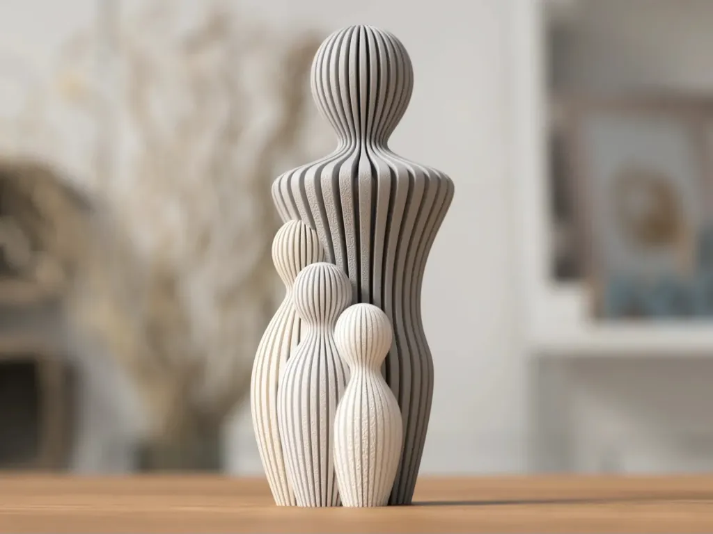 Vader met 3 kinderen