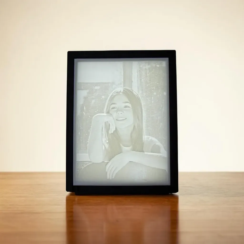 Lithophane van uw foto (LED) (Productfoto's)